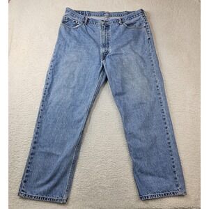 Levi's 550 Men's Jeans 42x32 Light Wash Relaxed Fit Straight Leg 100% Cotton